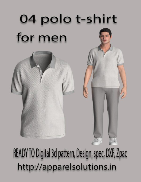 #04 polo t-shirt for men's wear