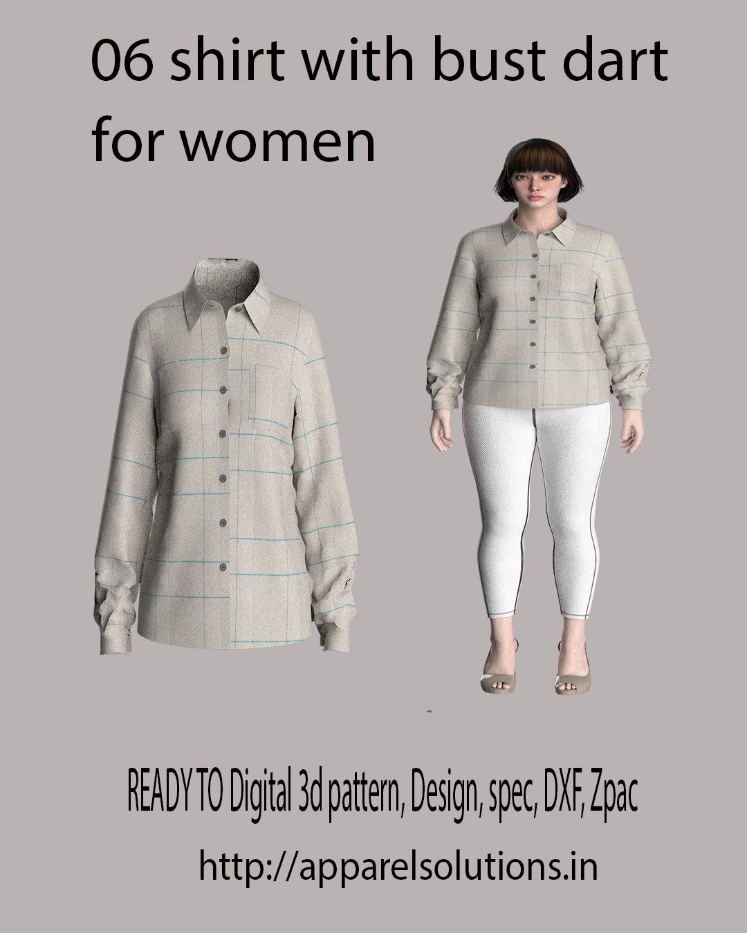 #06 shirt pattern for women wear