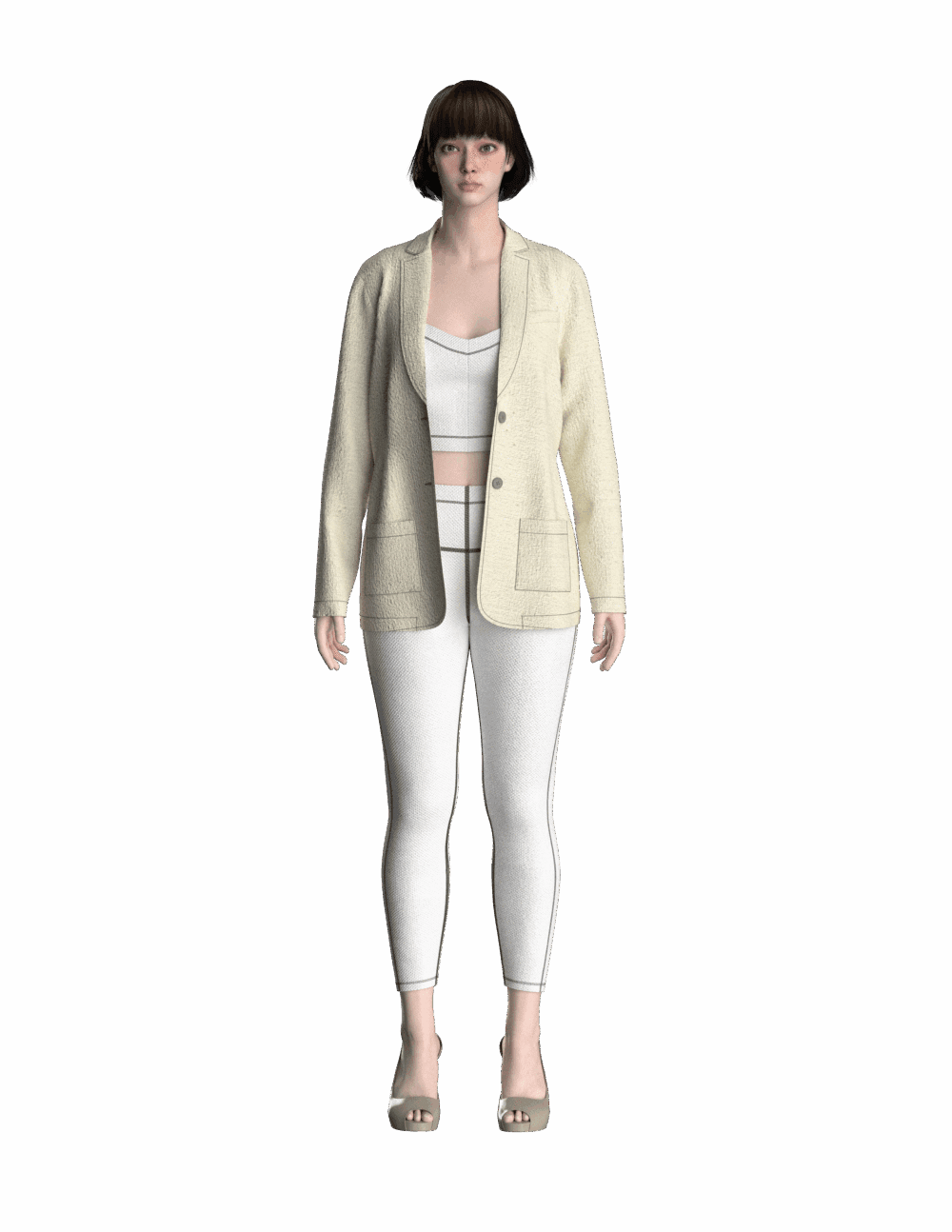 #02 coat pattern for women's - Image 4