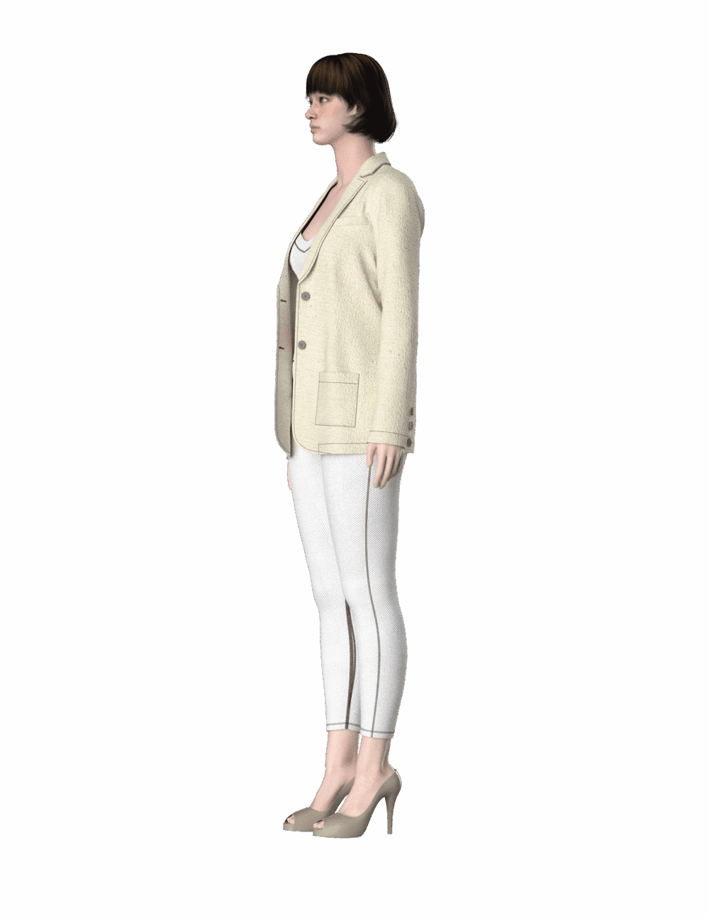 #02 coat pattern for women's - Image 6