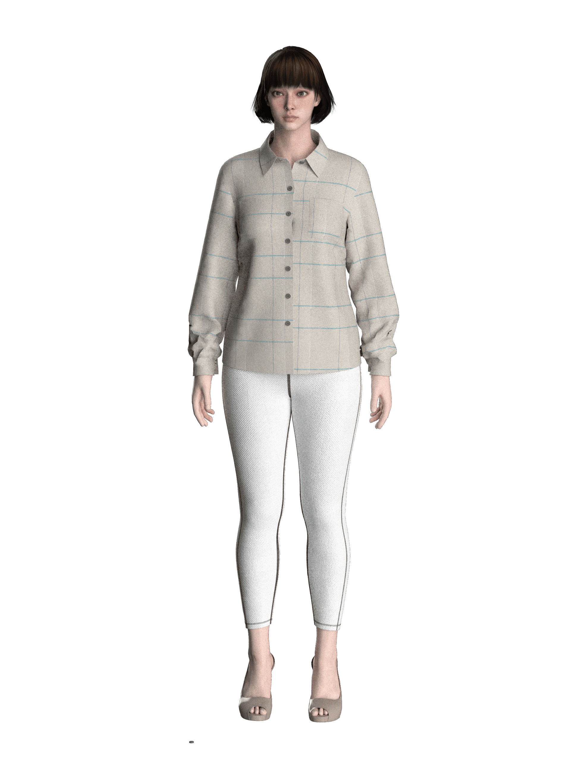 #06 shirt pattern for women wear - Image 2