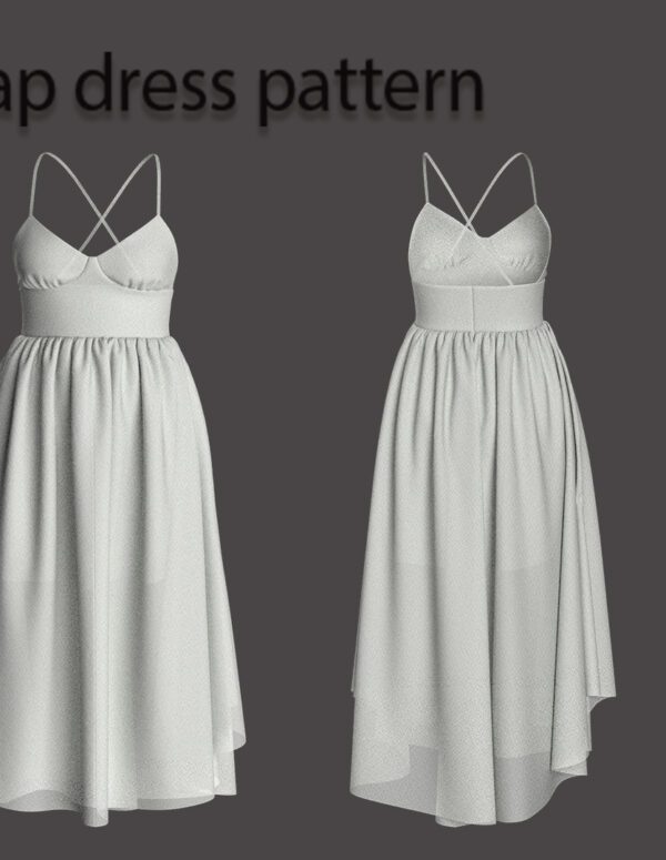 61 cap dress pattern for women