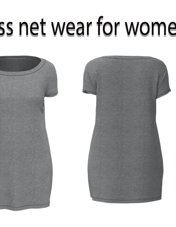 64 dress net wear for women