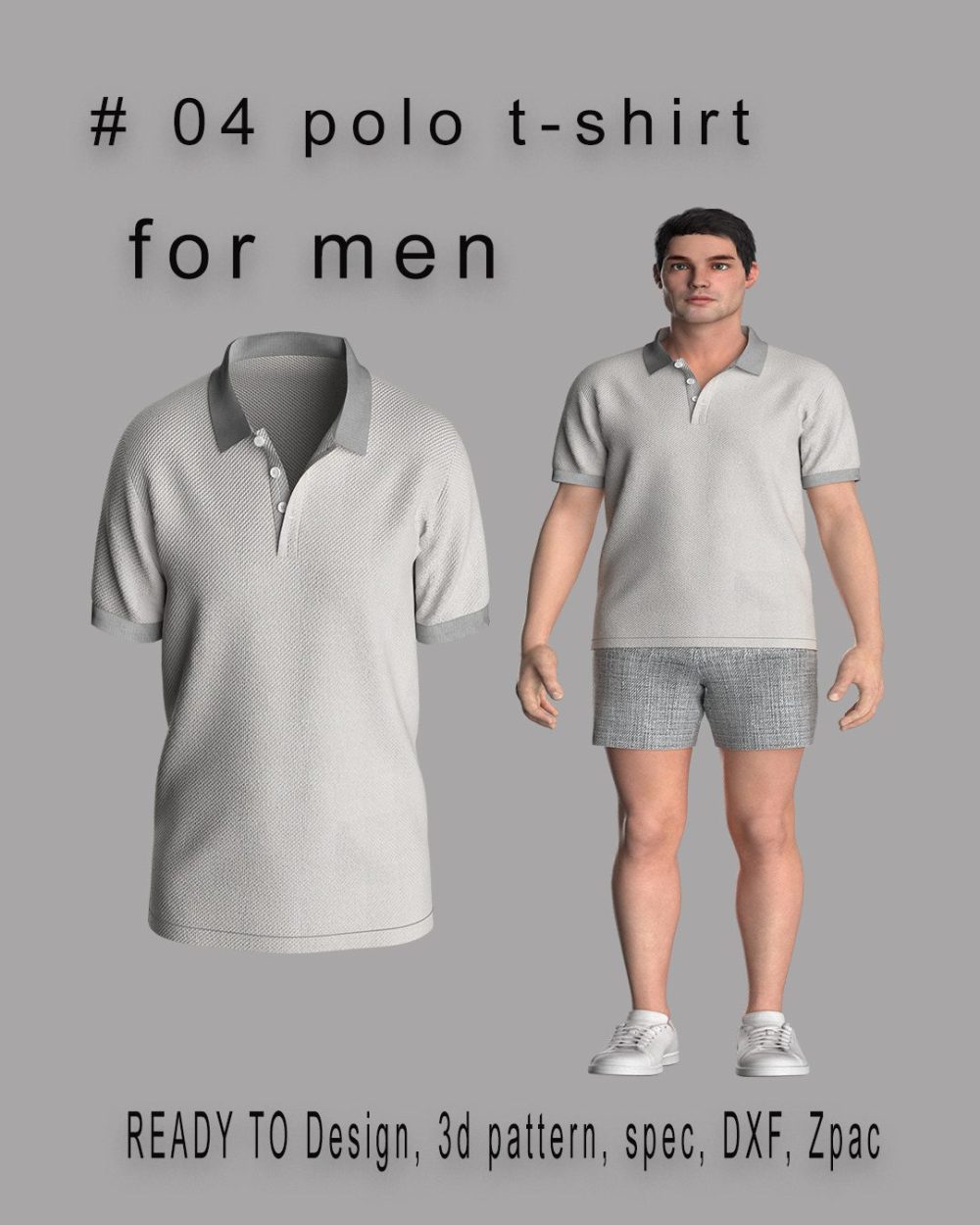 #04 polo t-shirt for men's wear