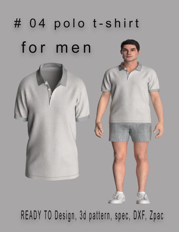 #04 polo t-shirt for men's wear