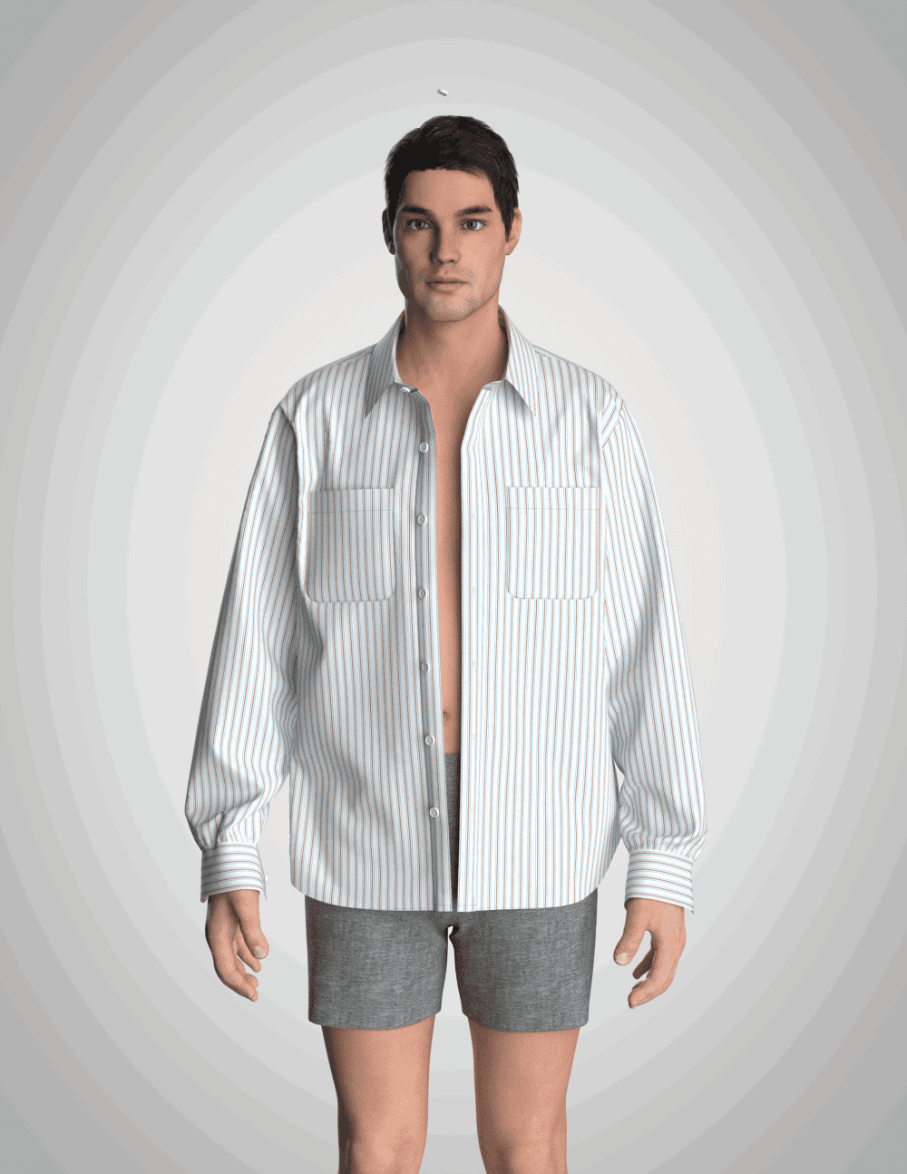 #05 shirt pattern for men's wear - Image 3