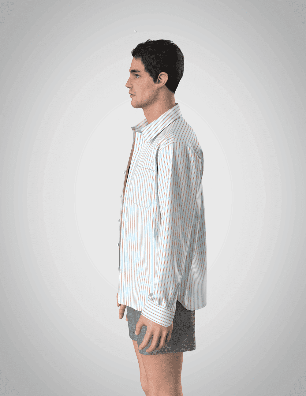 #05 shirt pattern for men's wear - Image 4