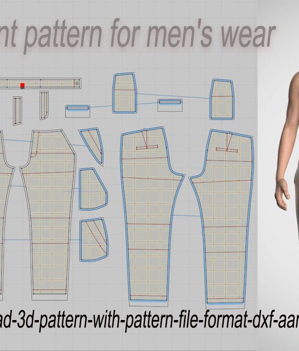 #10 pant pattern for men's wear free to download