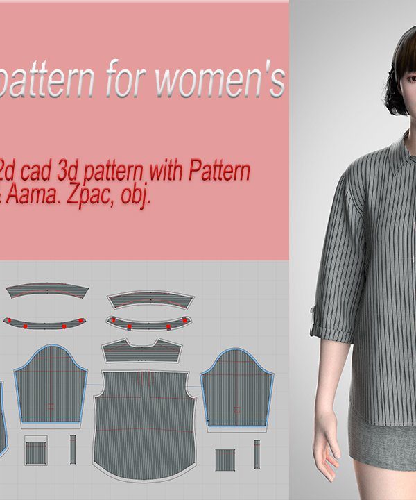 #12 shirt pattern for women's