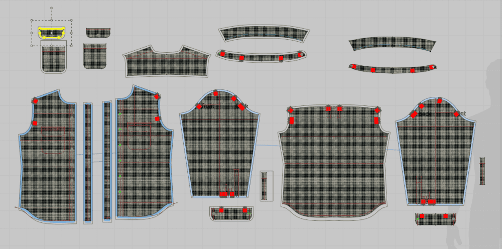 shirt clo3d pattern for men's wear (17) for sale - Image 2