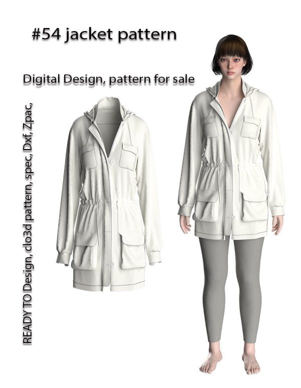 54 hoodie jacket pattern for womens