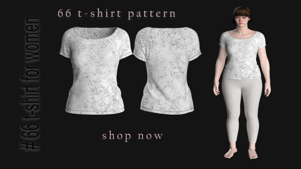 #66 t-shirt half sleeve for women