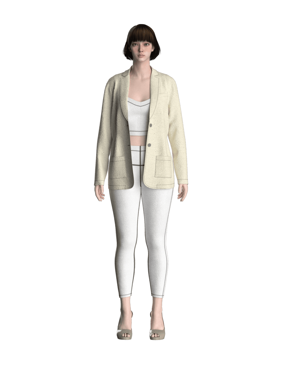 #02 coat pattern for women's - Image 2