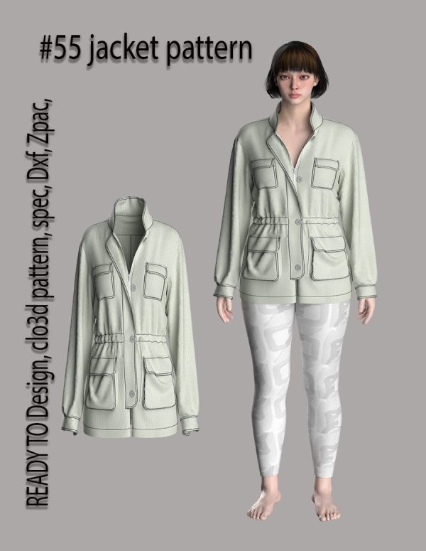 #55 jacket pattern for women's