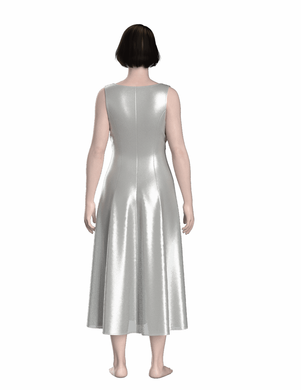 59 dress dxf pattern for women - Image 3