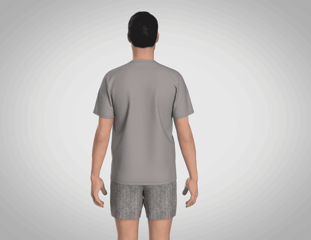 #08 t-shirt pattern for men's wear - Image 2