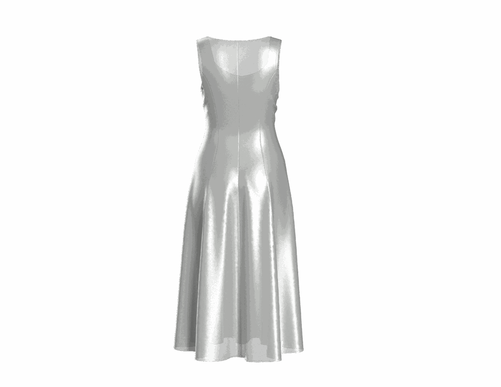 59 dress dxf pattern for women - Image 5