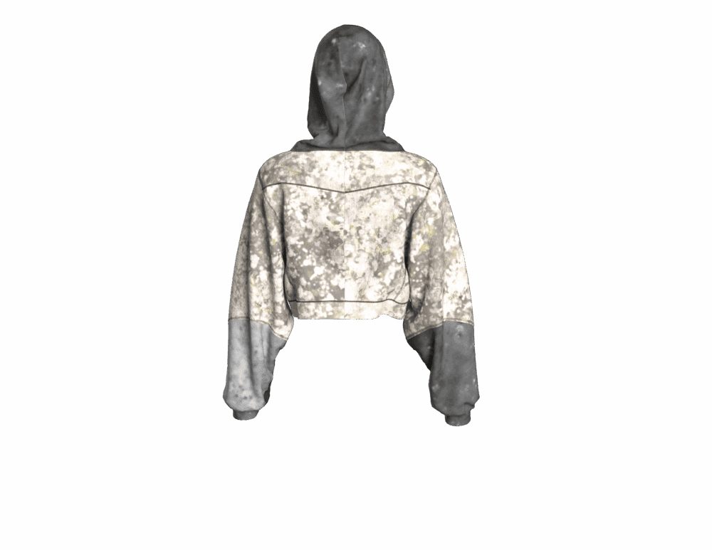 # 83 hoodie Dxf pattern for women - Image 3
