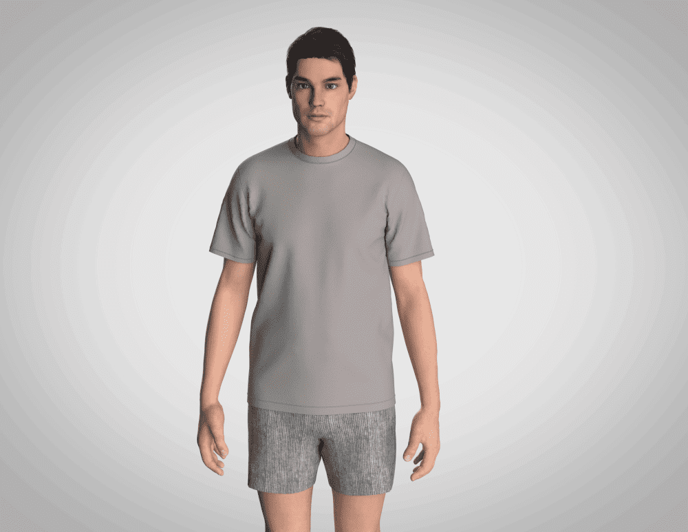 #08 t-shirt pattern for men's wear - Image 3