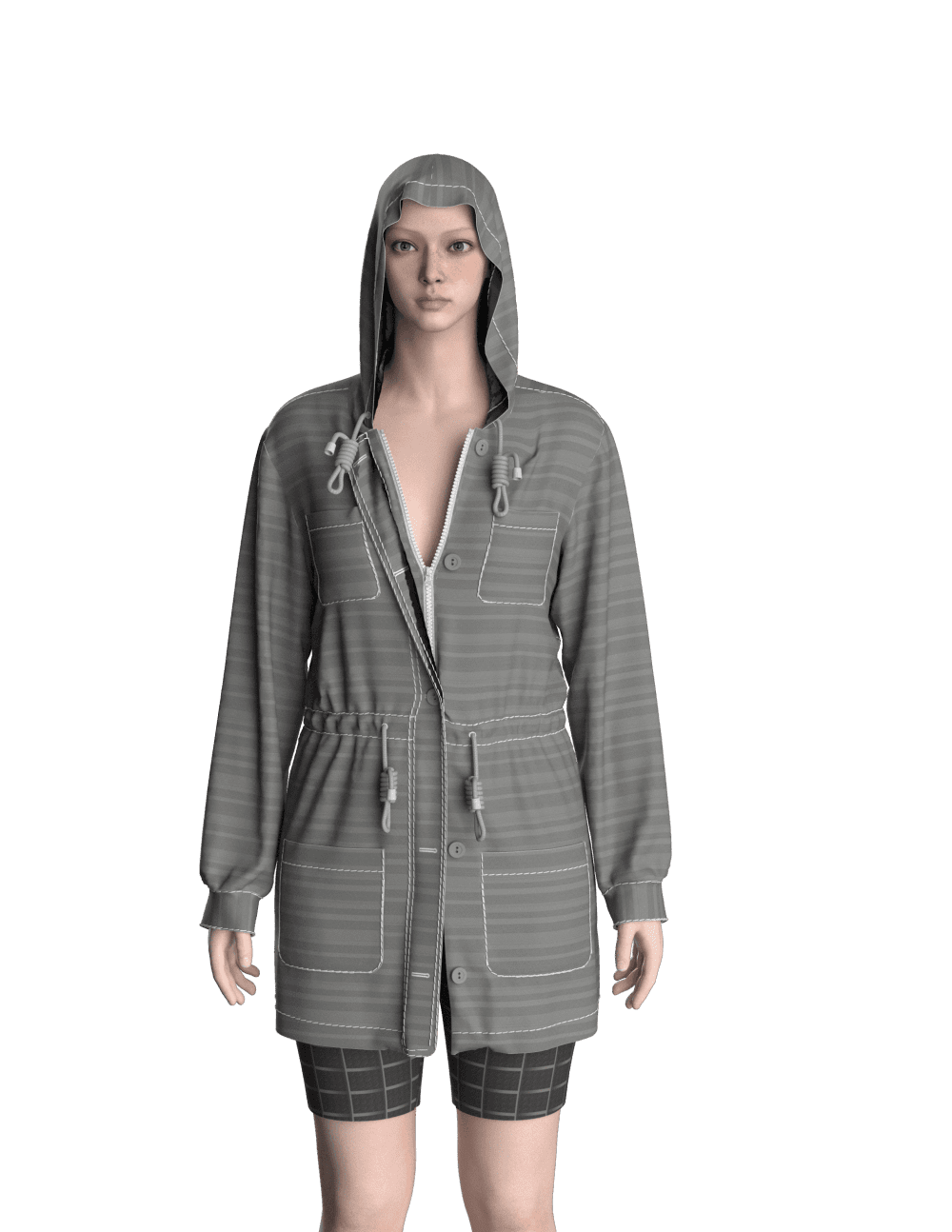 #48 hoodie jacket for women - Image 3