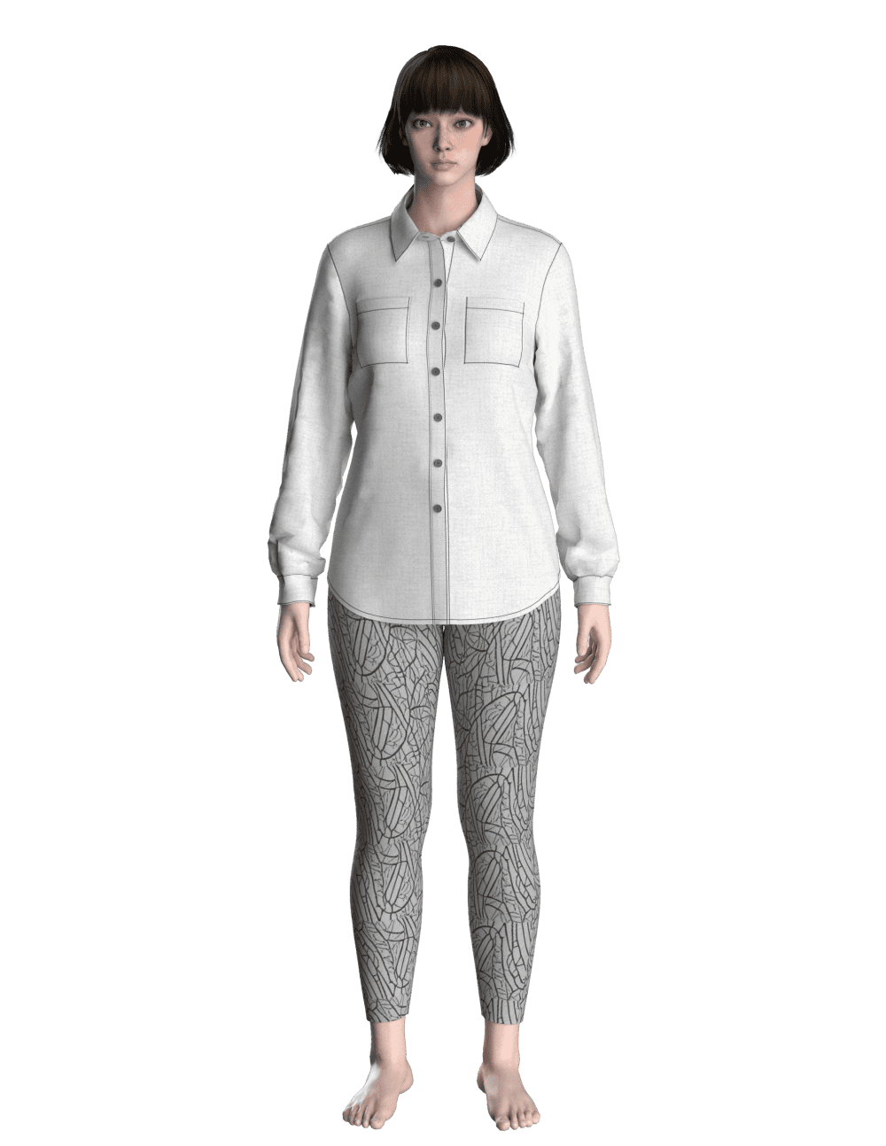 #00 shirt clo3d pattern free download - Image 2