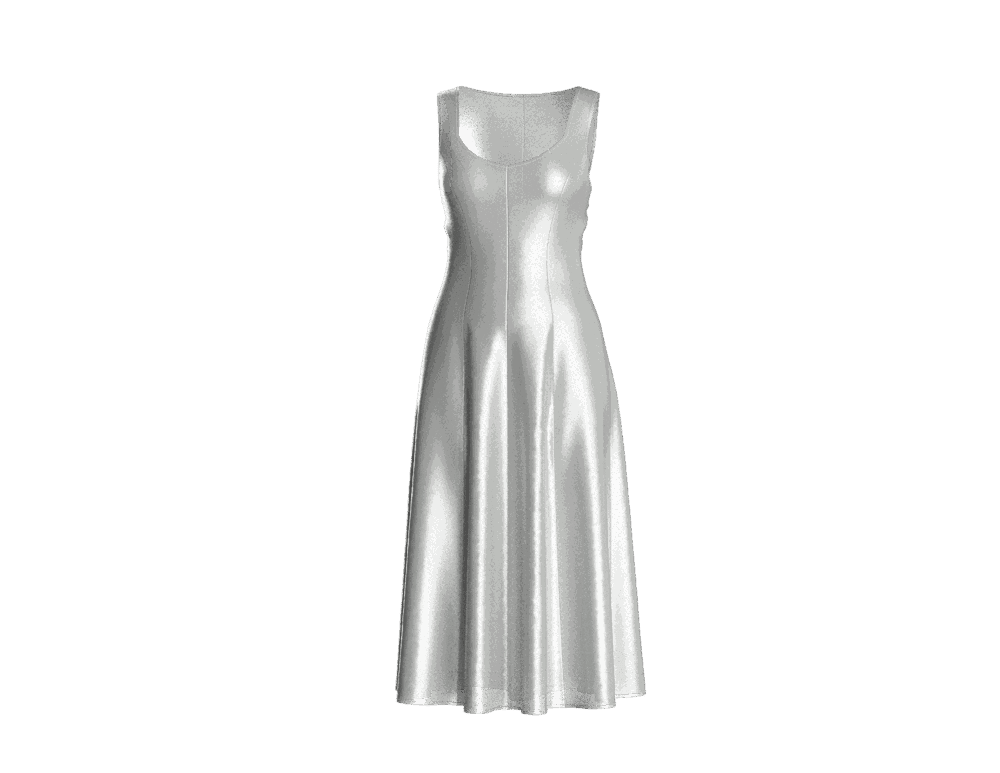 59 dress dxf pattern for women - Image 6