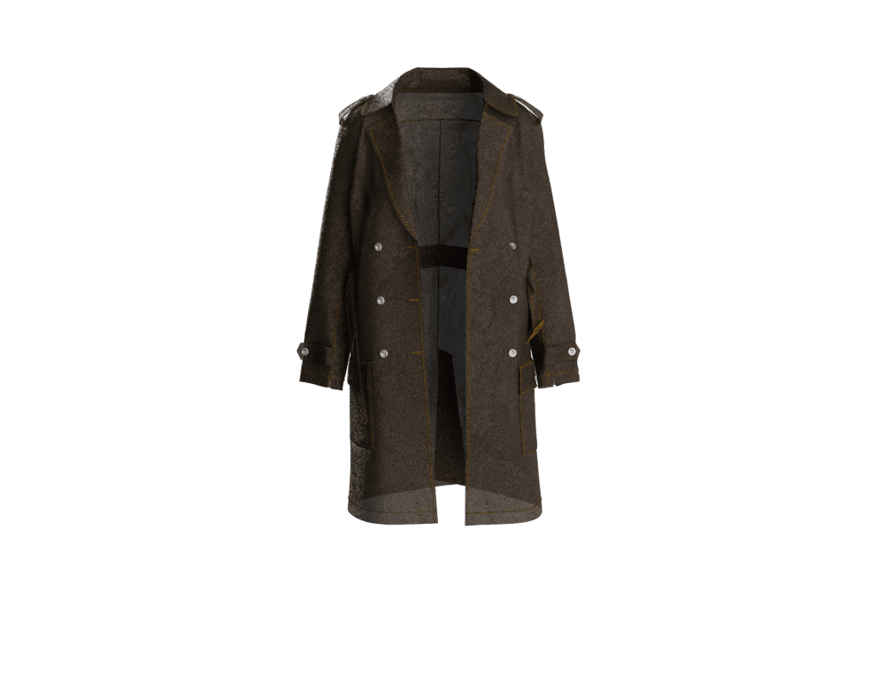 94 coat with pant pattern for women - Image 5