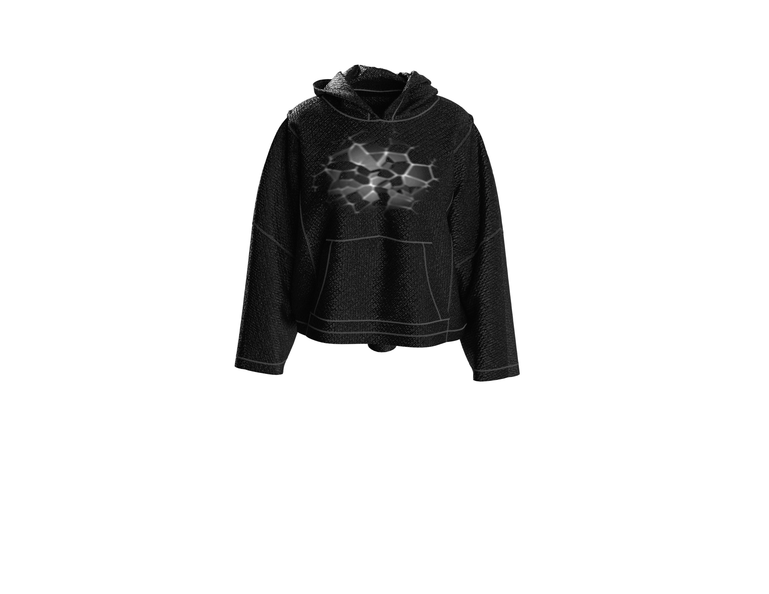 # 88 hoodie Dxf pattern for women wear - Image 4