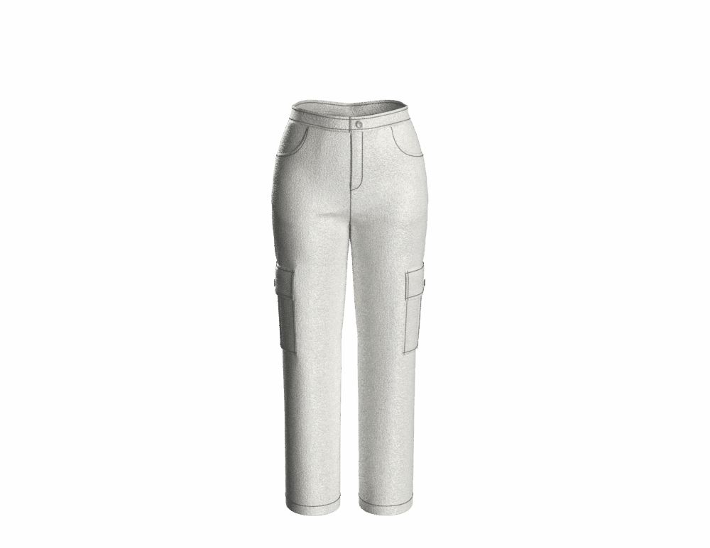 94 coat with pant pattern for women - Image 6