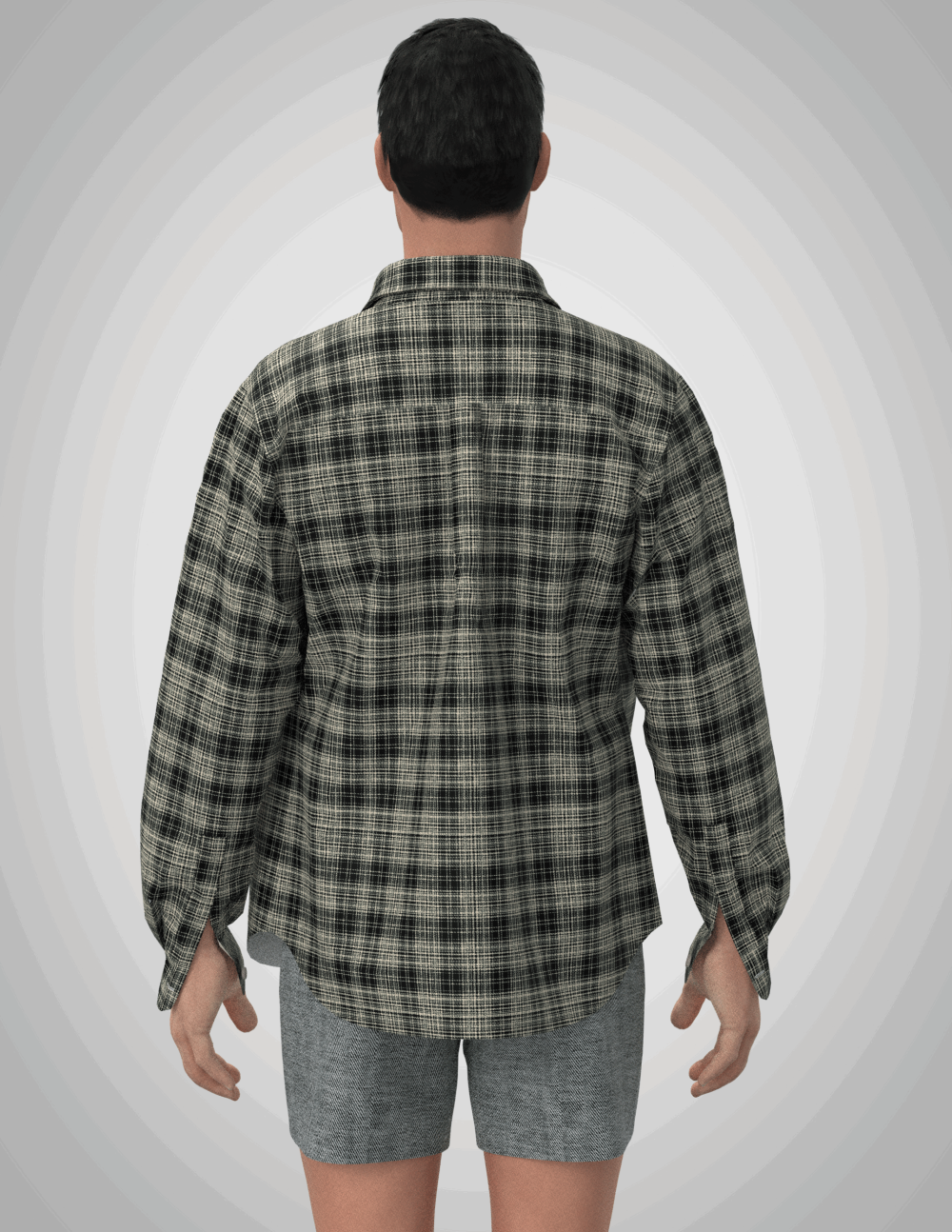shirt clo3d pattern for men's wear (17) for sale - Image 3