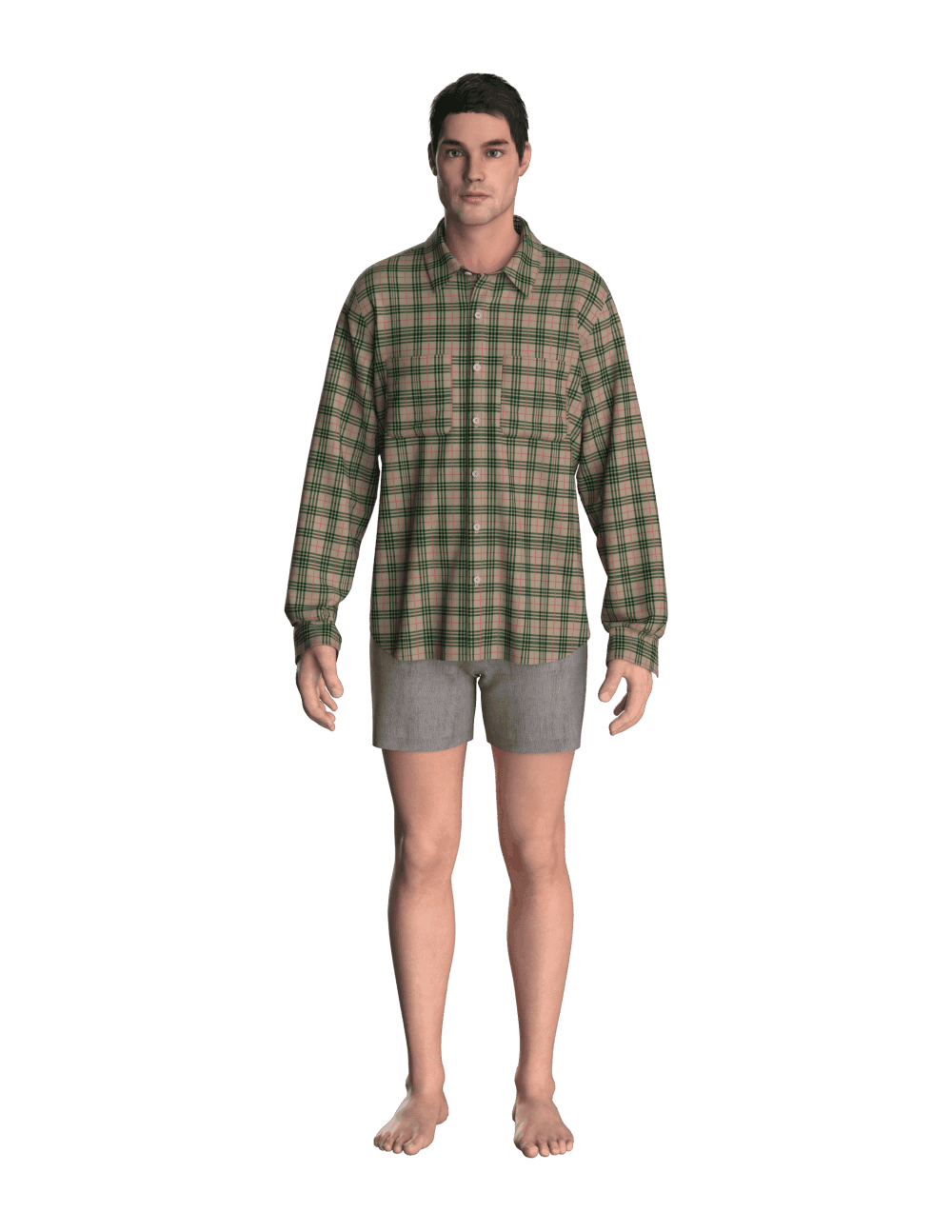 #41 shirt pattern for mens wear - Image 2
