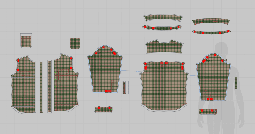 #41 shirt pattern for mens wear - Image 6