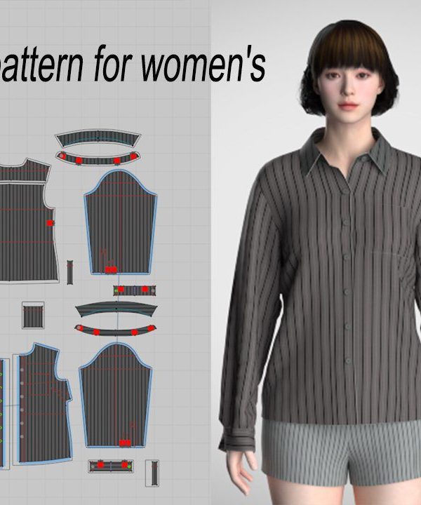 #06 shirt pattern for women wear