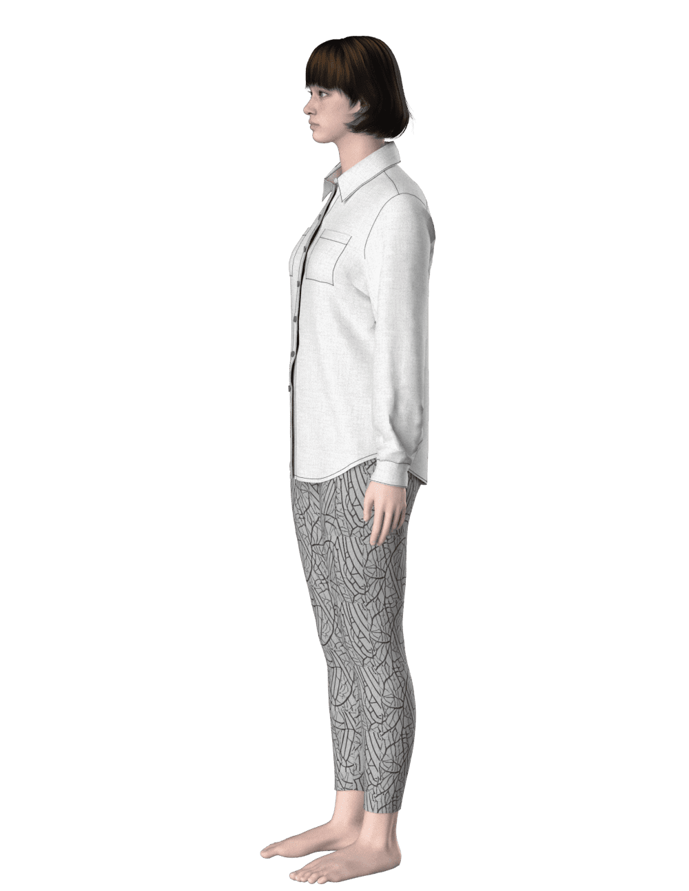 #00 shirt clo3d pattern free download - Image 5