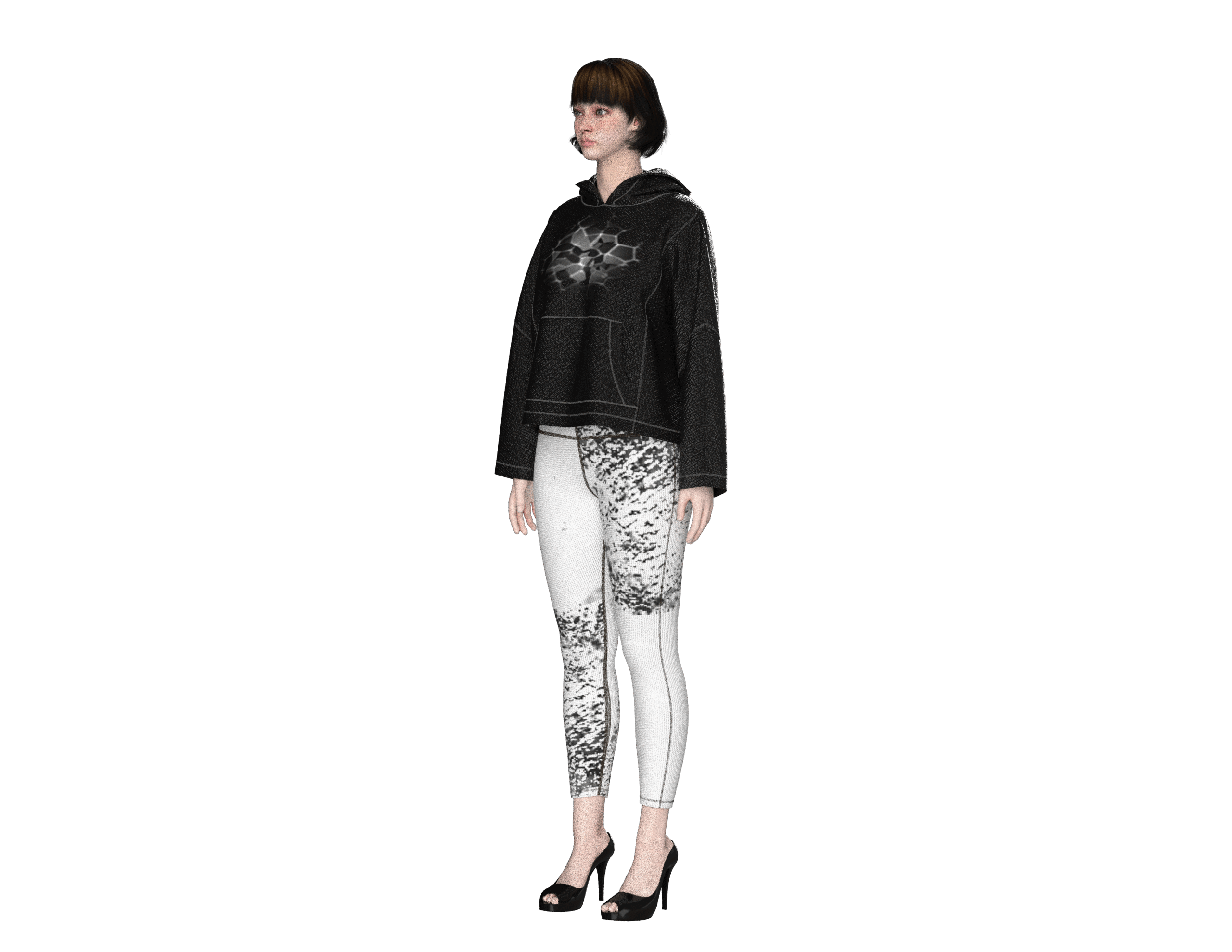 # 88 hoodie Dxf pattern for women wear - Image 6