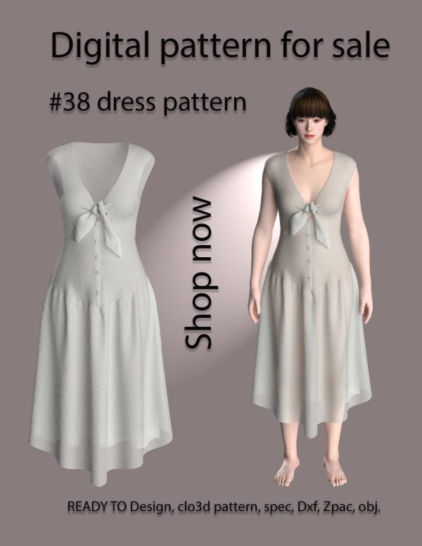 #38 dress pattern for women
