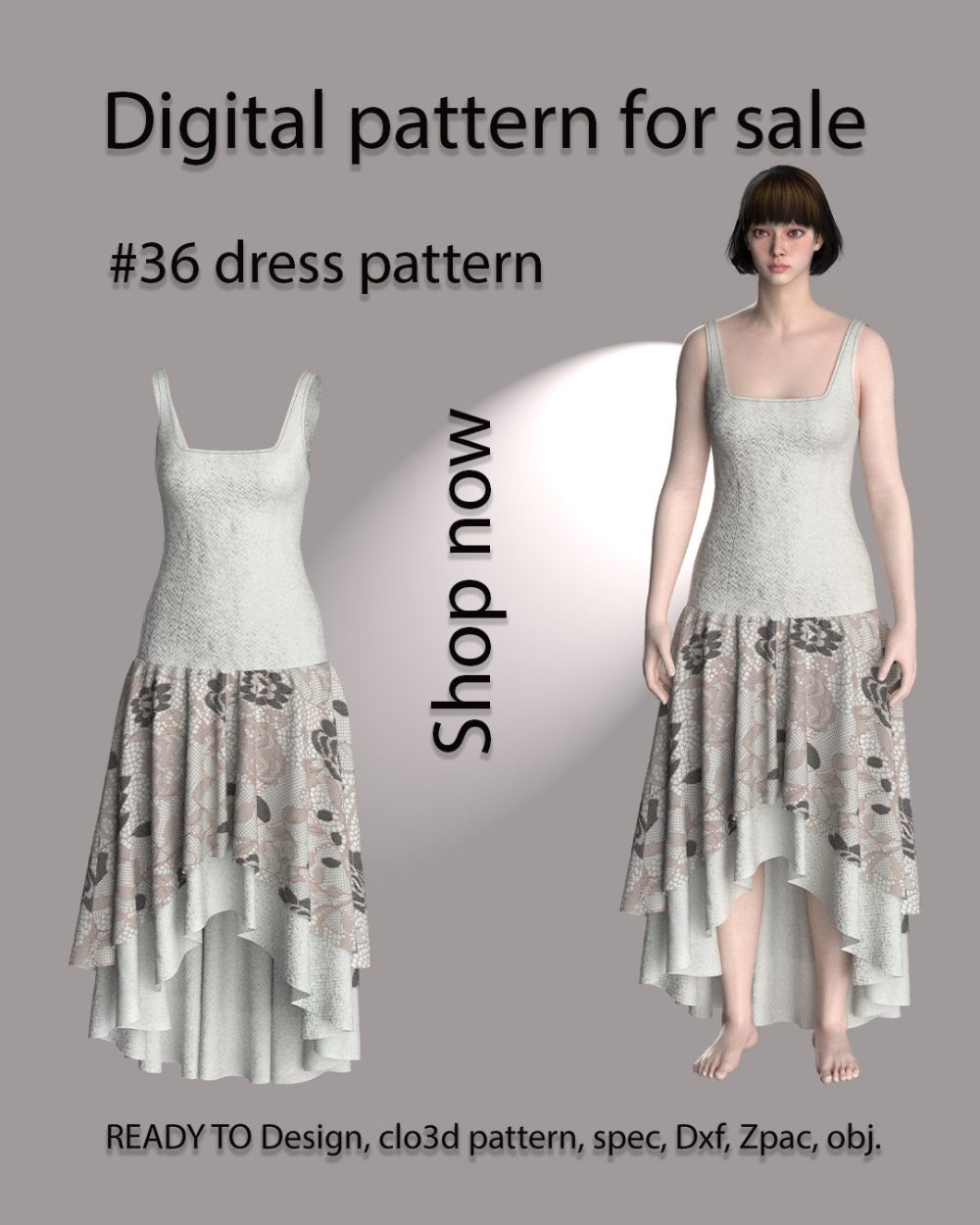 #36 dress pattern for women