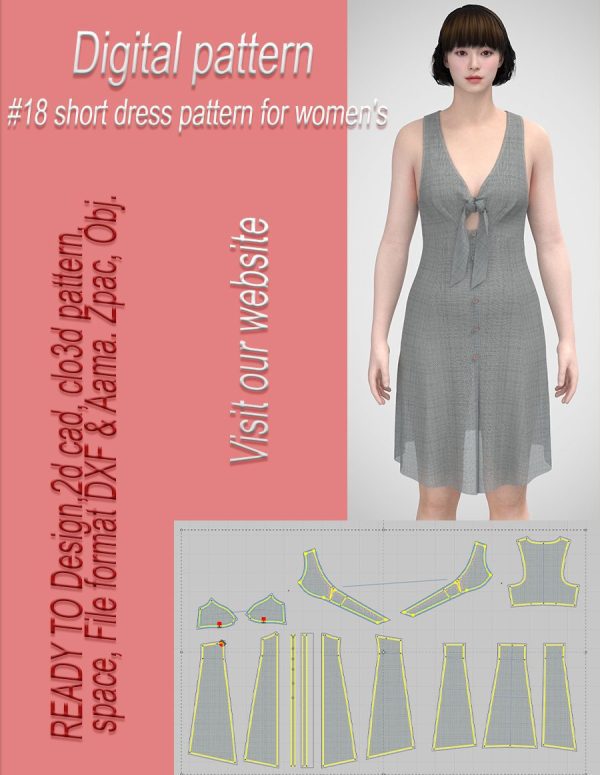 Dress pattern for women's (18)