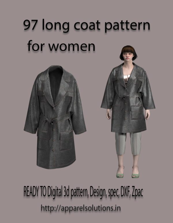 97 long coat pattern for women wear