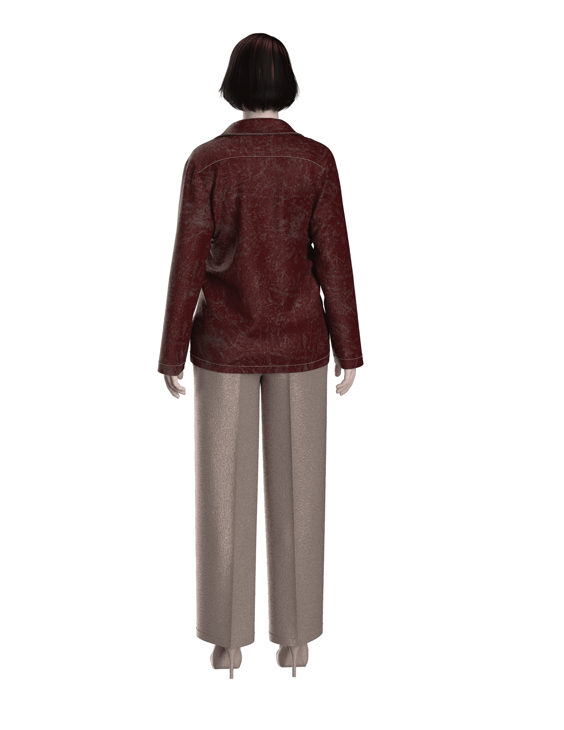 103 jacket Dxf and Aama digital pattern for women's wear - Image 3