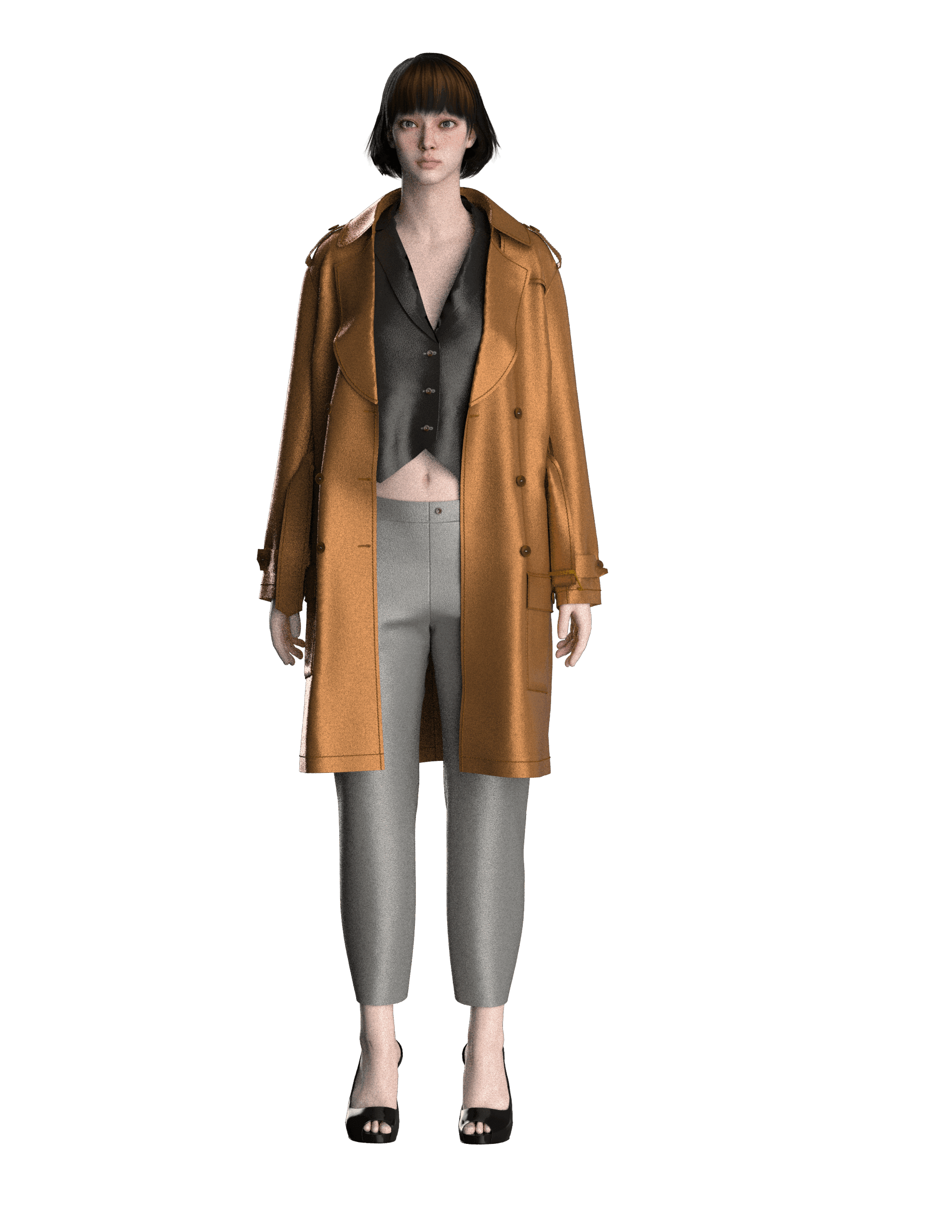 99 coat set pant pattern for women - Image 3