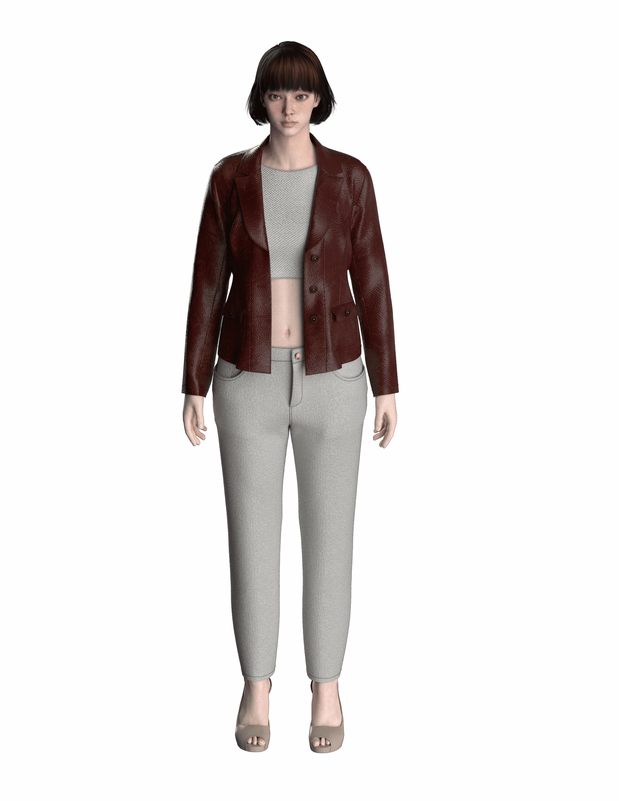 101 jacket Dxf and Aama digital pattern for women wear - Image 2