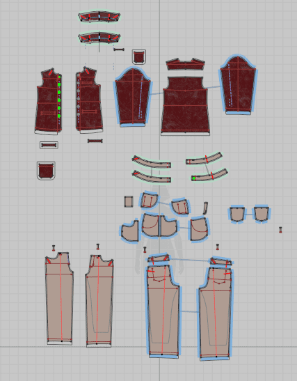 103 jacket Dxf and Aama digital pattern for women's wear - Image 5