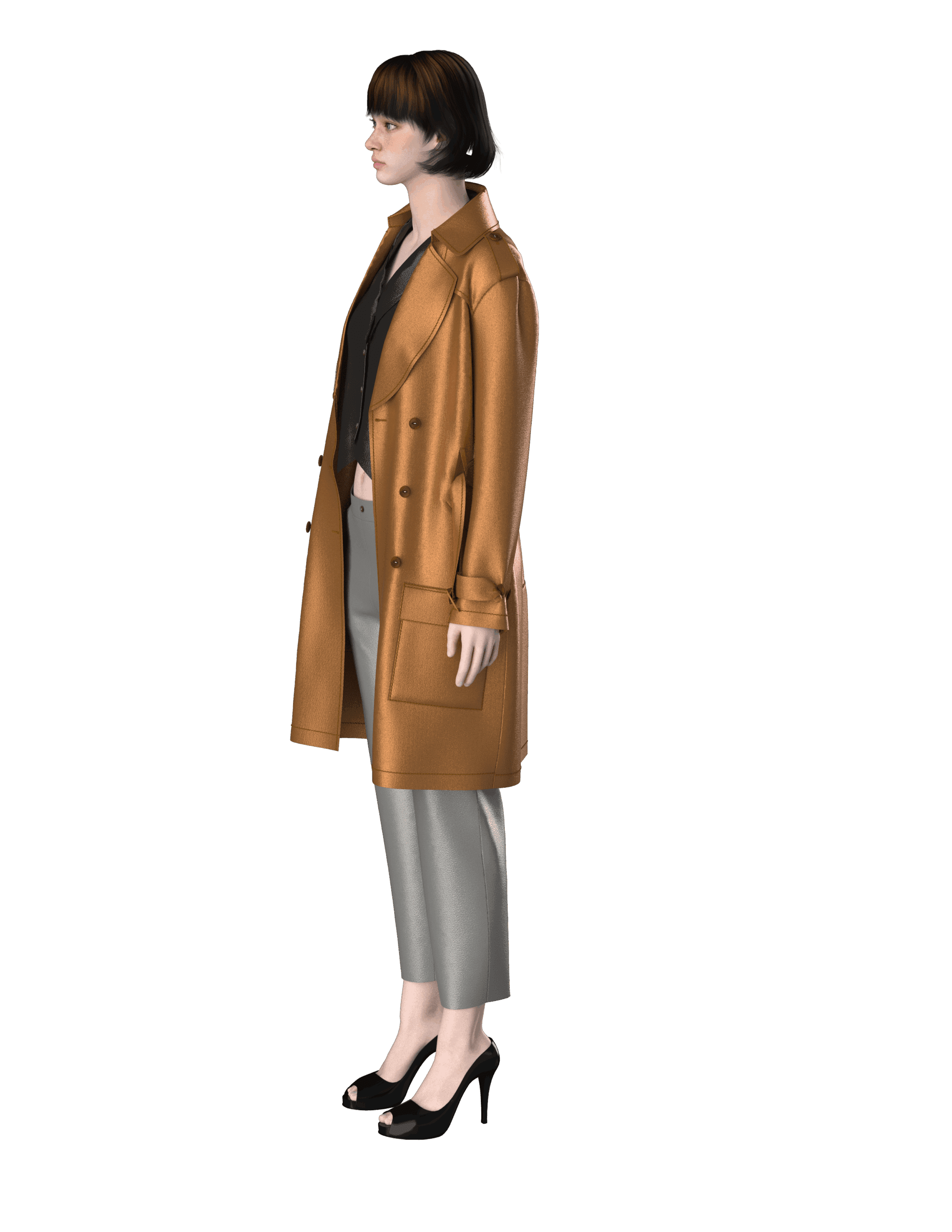 99 coat set pant pattern for women - Image 6
