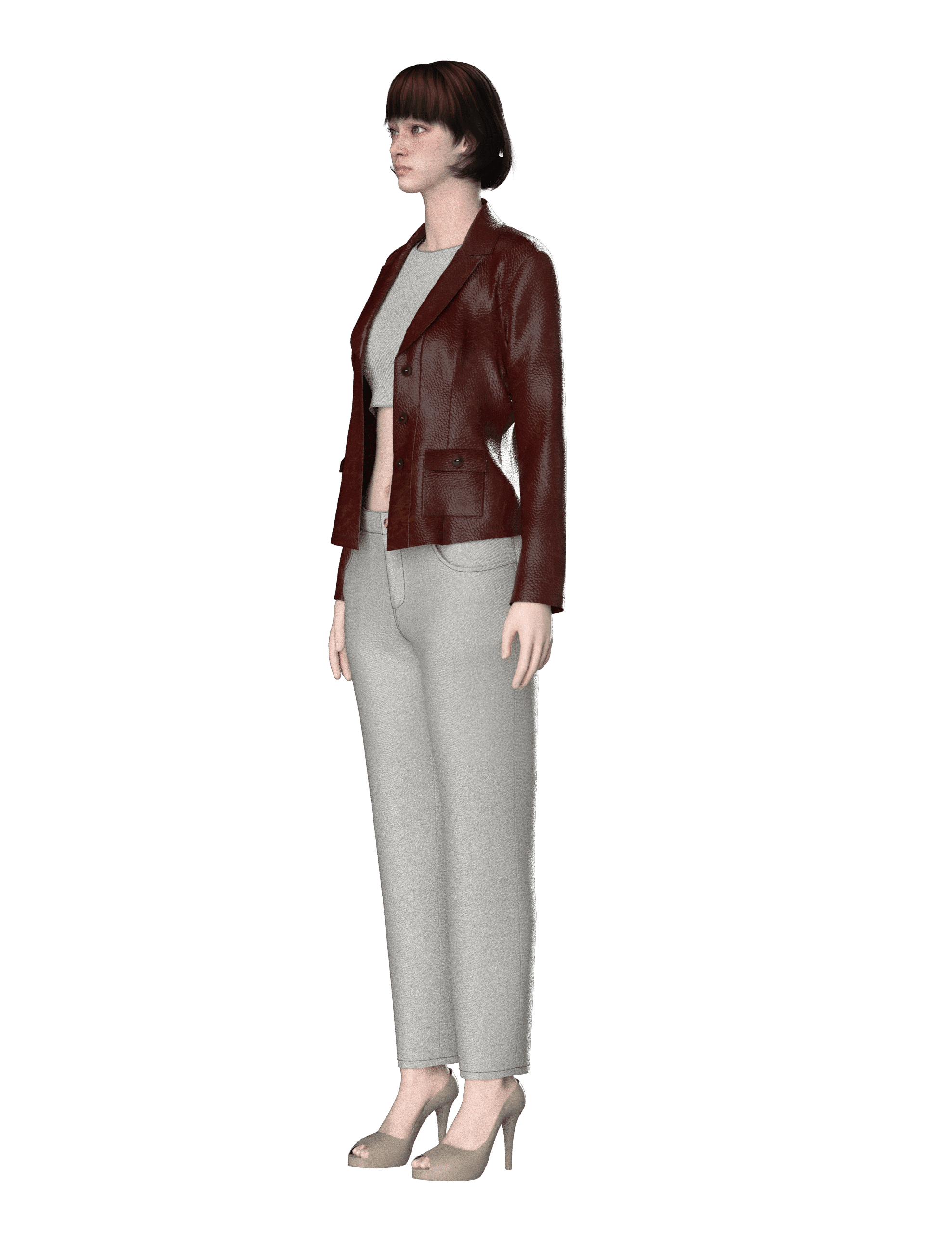 101 jacket Dxf and Aama digital pattern for women wear - Image 3