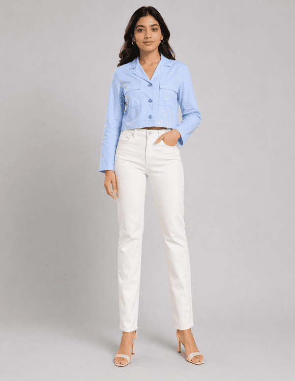 03 shirt top sky color for women wear